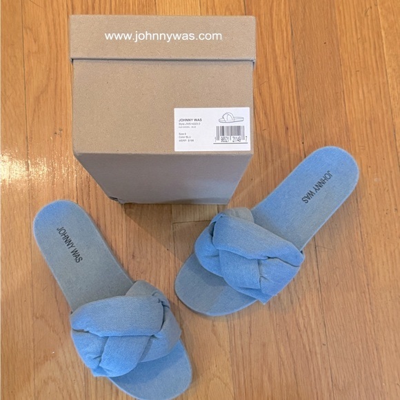 JOHNNY WAS Ojai Sandal in Blue - Women’s Size 9 - New In Box - Picture 6 of 10